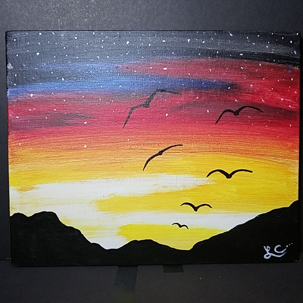 Mountainous Sunset